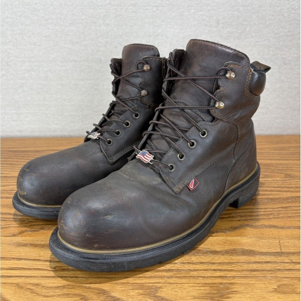 Red Wing 2212 DynaForce Steel Toe Work Boots Mens 10 E2 Wide Electrical Hazard